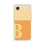 プレミアムスクエアケース［ オリジナル - initial two tone - B orange ］