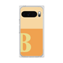 プレミアムスクエアケース［ オリジナル - initial two tone - B orange ］