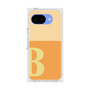 プレミアムスクエアケース［ オリジナル - initial two tone - B orange ］