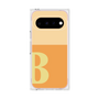プレミアムスクエアケース［ オリジナル - initial two tone - B orange ］