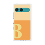プレミアムスクエアケース［ オリジナル - initial two tone - B orange ］