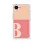 プレミアムスクエアケース［ オリジナル - initial two tone - B pink ］