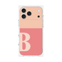プレミアムスクエアケース［ オリジナル - initial two tone - B pink ］