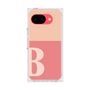 プレミアムスクエアケース［ オリジナル - initial two tone - B pink ］