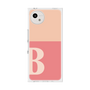 プレミアムスクエアケース［ オリジナル - initial two tone - B pink ］