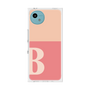 プレミアムスクエアケース［ オリジナル - initial two tone - B pink ］
