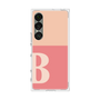 プレミアムスクエアケース［ オリジナル - initial two tone - B pink ］