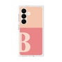 プレミアムスクエアケース［ オリジナル - initial two tone - B pink ］