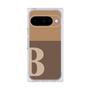 プレミアムスクエアケース［ オリジナル - initial two tone - B brown ］