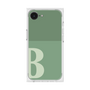 プレミアムスクエアケース［ オリジナル - initial two tone - B green ］