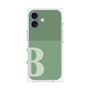プレミアムスクエアケース［ オリジナル - initial two tone - B green ］