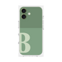 プレミアムスクエアケース［ オリジナル - initial two tone - B green ］