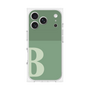 プレミアムスクエアケース［ オリジナル - initial two tone - B green ］