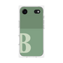 プレミアムスクエアケース［ オリジナル - initial two tone - B green ］