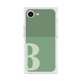 プレミアムスクエアケース［ オリジナル - initial two tone - B green ］