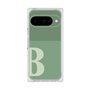 プレミアムスクエアケース［ オリジナル - initial two tone - B green ］