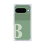プレミアムスクエアケース［ オリジナル - initial two tone - B green ］