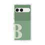 プレミアムスクエアケース［ オリジナル - initial two tone - B green ］