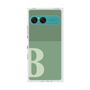 プレミアムスクエアケース［ オリジナル - initial two tone - B green ］