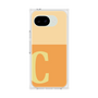 プレミアムスクエアケース［ オリジナル - initial two tone - C orange ］
