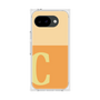 プレミアムスクエアケース［ オリジナル - initial two tone - C orange ］