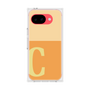 プレミアムスクエアケース［ オリジナル - initial two tone - C orange ］