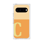 プレミアムスクエアケース［ オリジナル - initial two tone - C orange ］