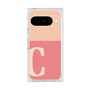 プレミアムスクエアケース［ オリジナル - initial two tone - C pink ］