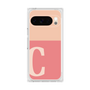 プレミアムスクエアケース［ オリジナル - initial two tone - C pink ］