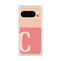 プレミアムスクエアケース［ オリジナル - initial two tone - C pink ］