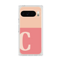 プレミアムスクエアケース［ オリジナル - initial two tone - C pink ］