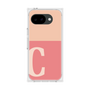 プレミアムスクエアケース［ オリジナル - initial two tone - C pink ］