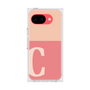 プレミアムスクエアケース［ オリジナル - initial two tone - C pink ］