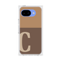 プレミアムスクエアケース［ オリジナル - initial two tone - C brown ］