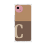 プレミアムスクエアケース［ オリジナル - initial two tone - C brown ］