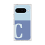 プレミアムスクエアケース［ オリジナル - initial two tone - C blue ］
