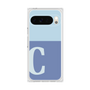 プレミアムスクエアケース［ オリジナル - initial two tone - C blue ］