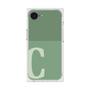 プレミアムスクエアケース［ オリジナル - initial two tone - C green ］