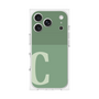 プレミアムスクエアケース［ オリジナル - initial two tone - C green ］