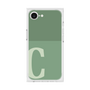 プレミアムスクエアケース［ オリジナル - initial two tone - C green ］