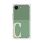 プレミアムスクエアケース［ オリジナル - initial two tone - C green ］