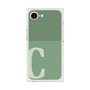 プレミアムスクエアケース［ オリジナル - initial two tone - C green ］