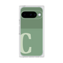 プレミアムスクエアケース［ オリジナル - initial two tone - C green ］