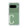 プレミアムスクエアケース［ オリジナル - initial two tone - C green ］