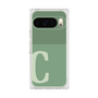 プレミアムスクエアケース［ オリジナル - initial two tone - C green ］