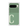 プレミアムスクエアケース［ オリジナル - initial two tone - C green ］