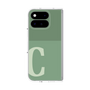 プレミアムスクエアケース［ オリジナル - initial two tone - C green ］