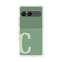 プレミアムスクエアケース［ オリジナル - initial two tone - C green ］