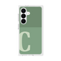 プレミアムスクエアケース［ オリジナル - initial two tone - C green ］