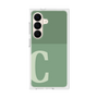 プレミアムスクエアケース［ オリジナル - initial two tone - C green ］